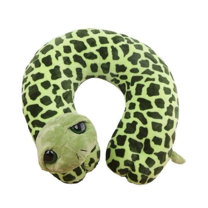 Cartoon Animal U Shaped Neck Pillow For Travel Sleep Rest With Pp Cotton Filling