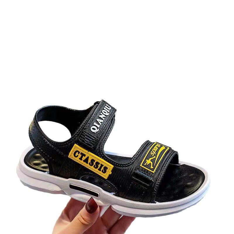 Children's Sandals Boys' Slippers Summer Beach Shoes Outdoor Middle and Older Children's Cool Slippers Breathable
