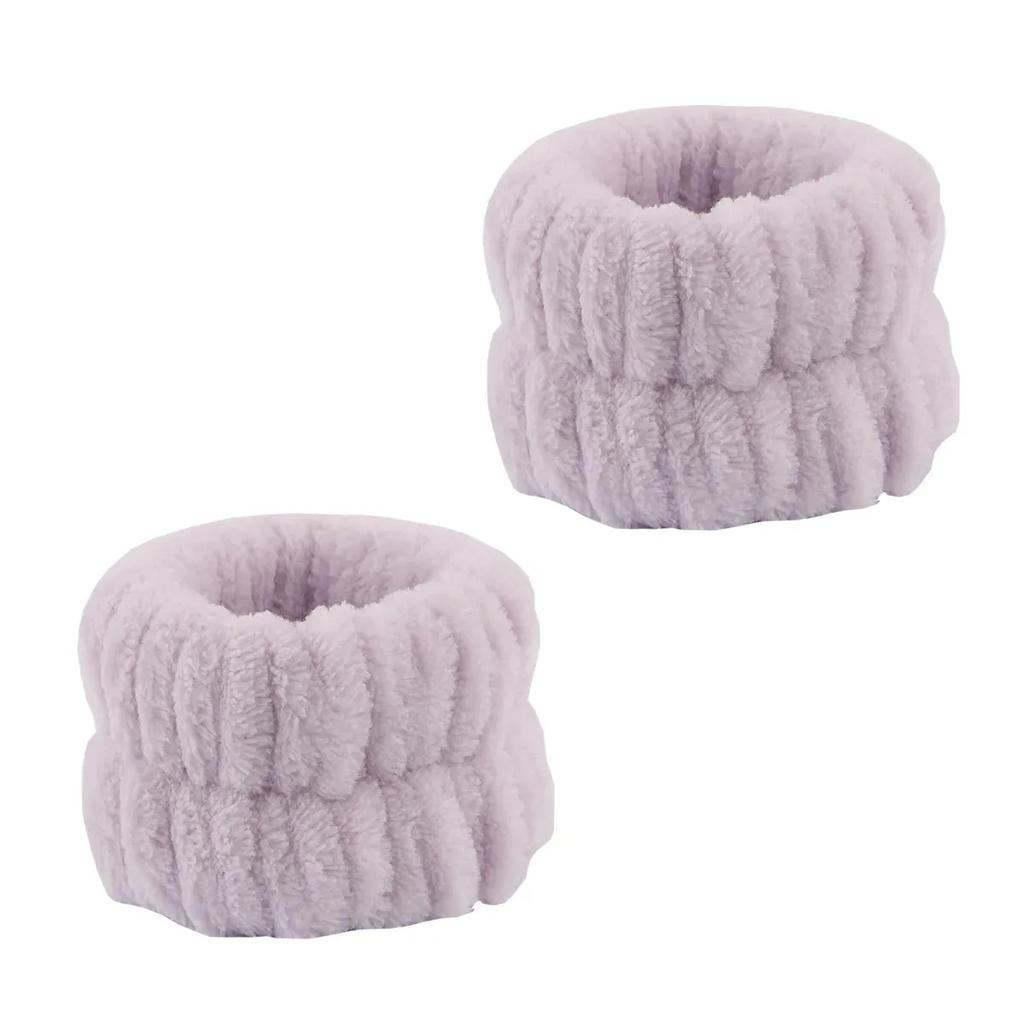 1/2/3pcs Bow Headband Wristband Set Towel Elastic Soft Washing Face Shower Make Up Yoga Sports Skincare Headband For Women Girls