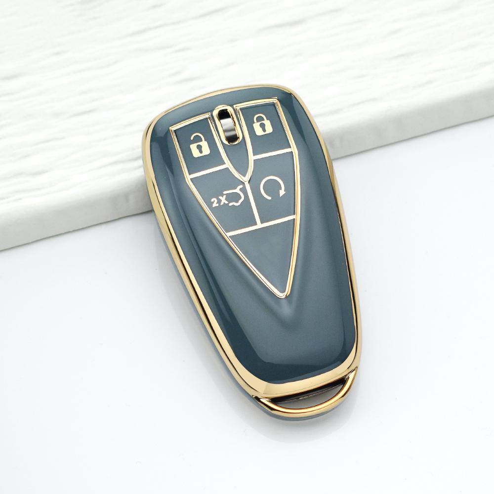 4/5 Buttons Car Key Case for Changan CS75 PLUS CS55 PLUS CS35 PLUS UNIT UNIK Oshan X7 X5 TPU Anti-Scratch Key Cover Keychain