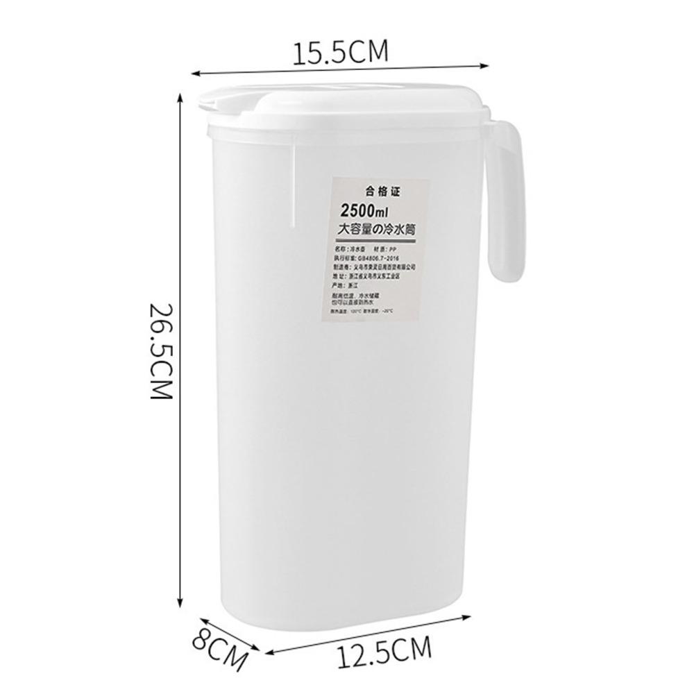 2500ML Water Pitcher Heat Resistant Cold Water Kettle Leakproof Water Pot Fruit Tea Making