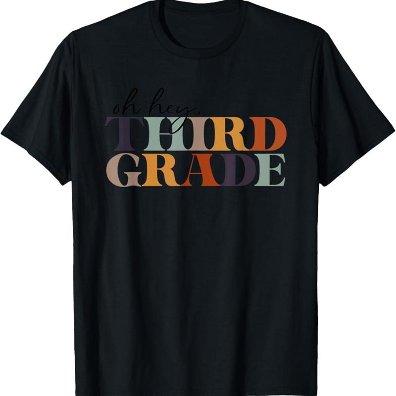 Oh Hey Third Grade Back To School For Teachers And Students T Shirt S разноцветный