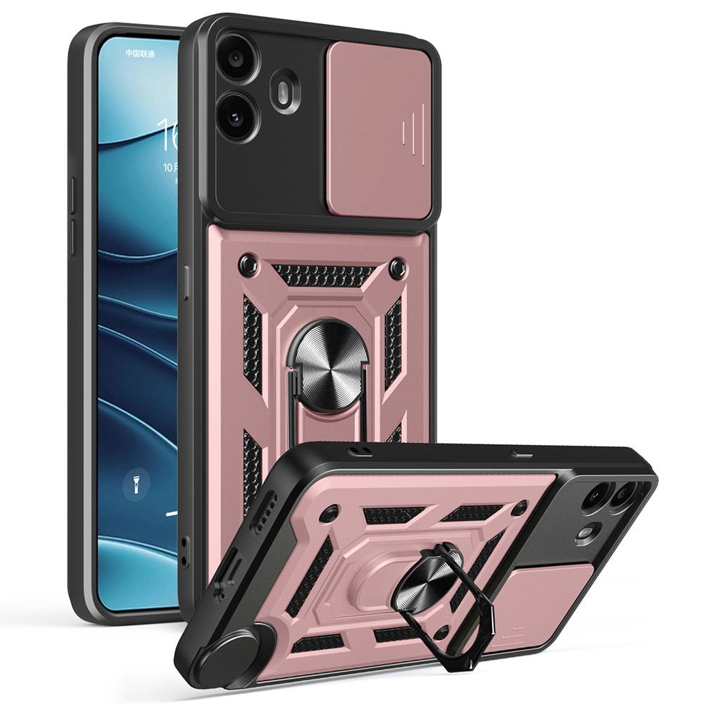 For Nothing CMF Phone 1 Case with Slide Camera Lid PC+TPU Kickstand Phone Cover