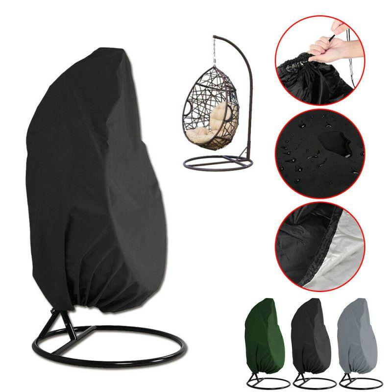 Uv Resistant Outdoor Hanging Swing Chair Cover For Egg Garden Furniture