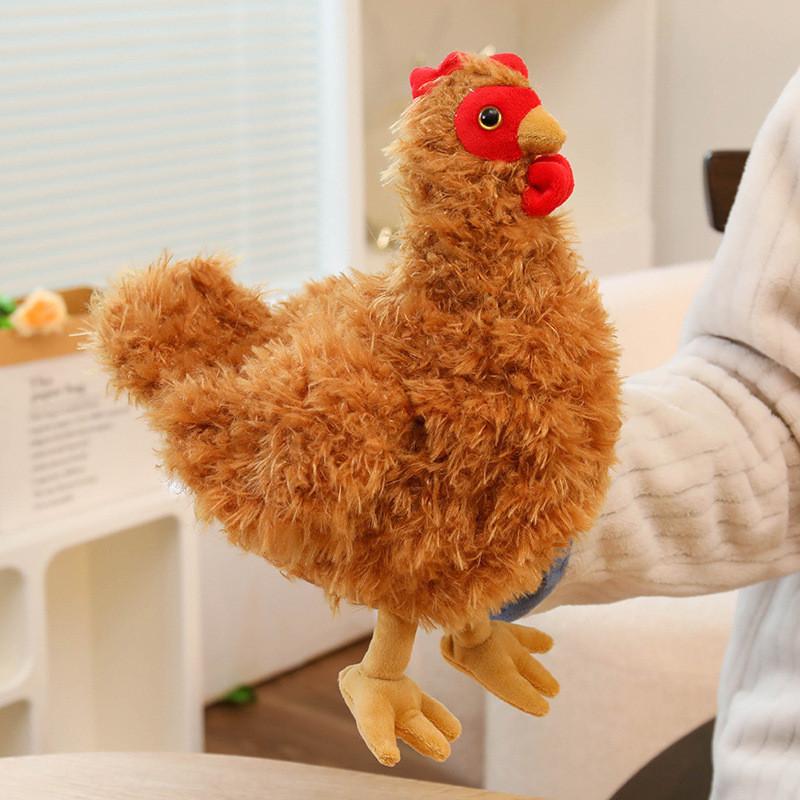 Animal Plush Toy Crows Roosters Kids Gift With Pp Cotton Filling For Playroom Decor