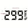 299 Speed Racing Reflective Sticker, Fade Resistant Decal for Motorcycle Helmet Bike Motocross, Black Grey White Red