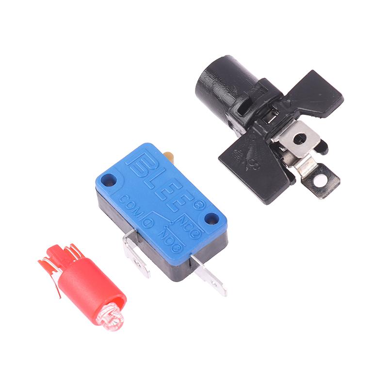 1Pc 60Mm Arcade Buttons Big Round Led Illuminated With Microswitch For Diy Arcade Game Machine Parts 12V 32A Dome Light Switch