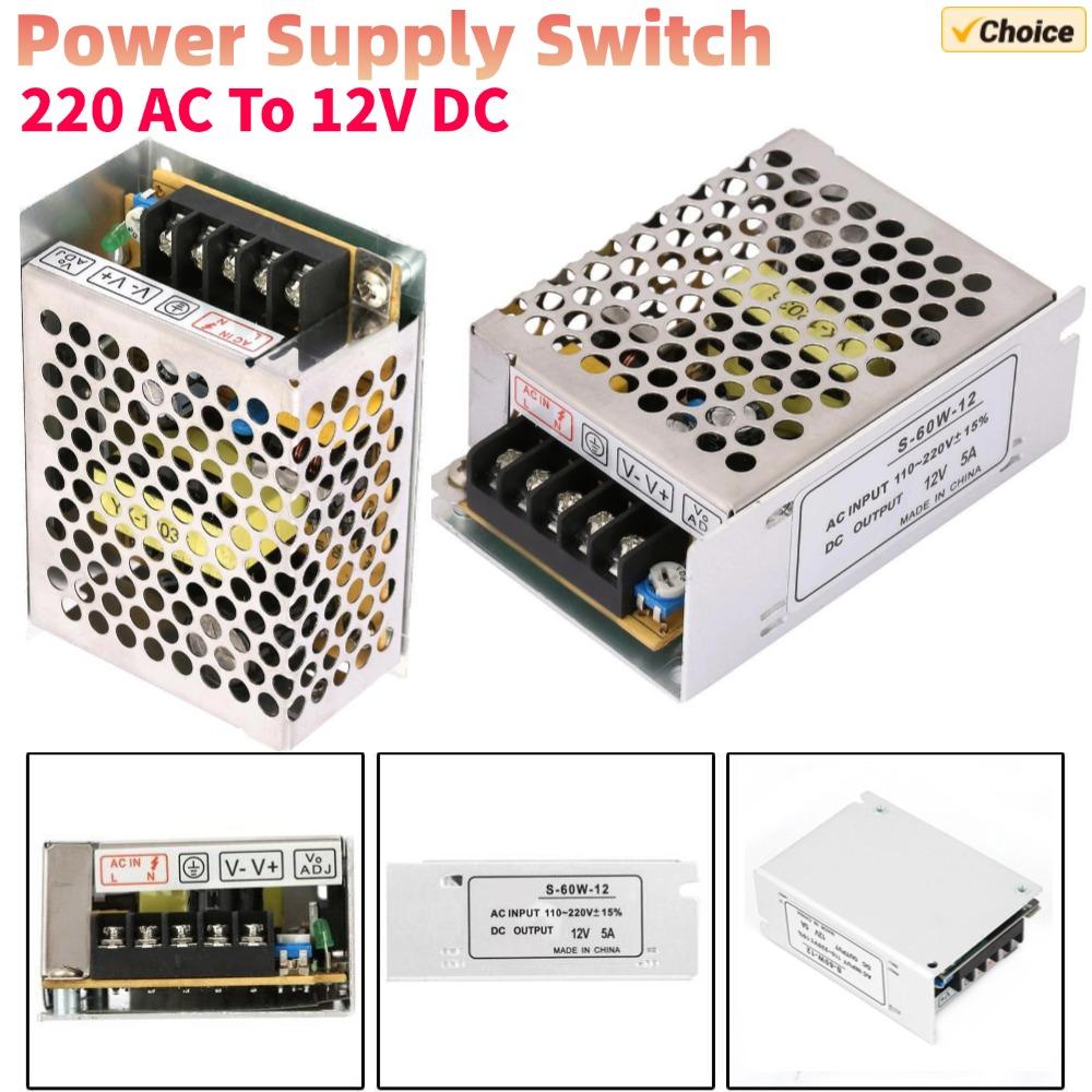12V 5A Switching Power Supply 60W Power Supply Transformer Switch 220 AC To 12V DC for LED Strip