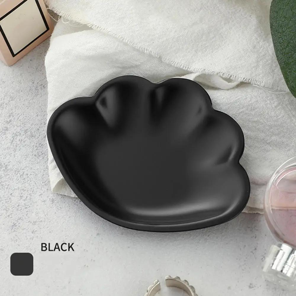 Edelstahl Lippenförmige Schmuckablage Ring Uhren Halskette Armband Präsentationsablage Kosmetik Organizer Desktop Ornament Neu