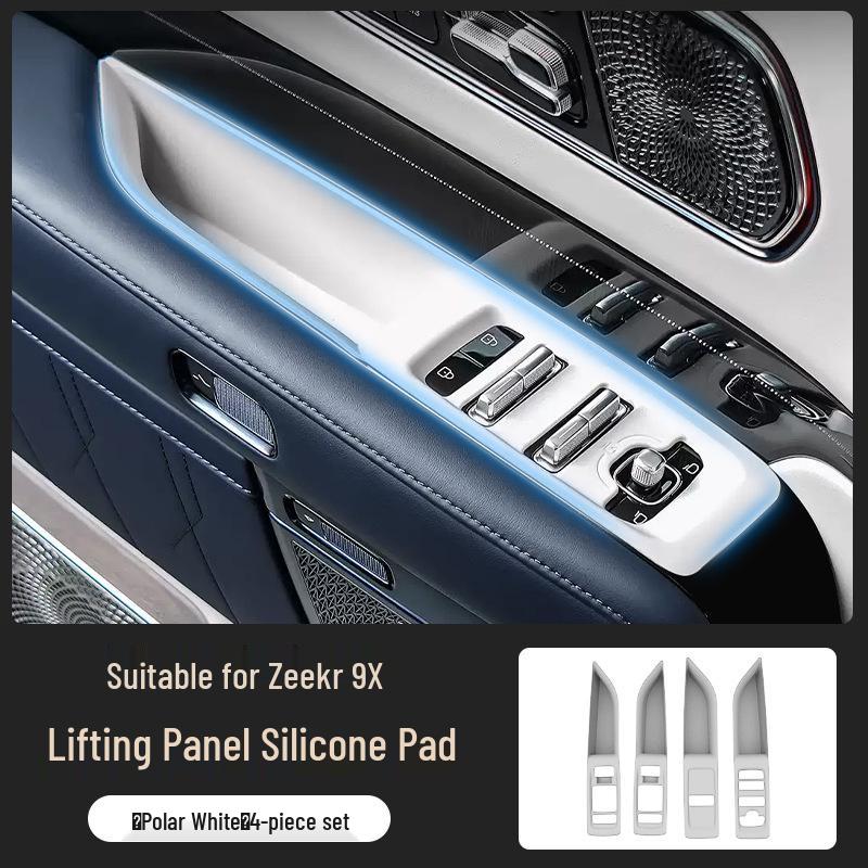 Non-Slip Silicone Pad for Zeekr 9X Window Lift and Car Door Button