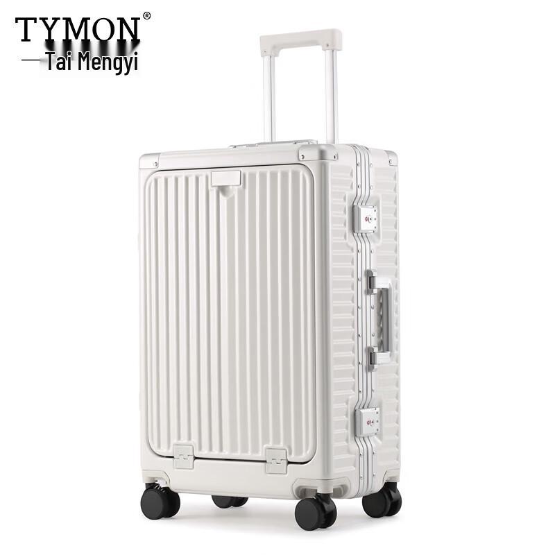 Tymon Front-Opening Smart Aluminum Frame Suitcase 20 Inch