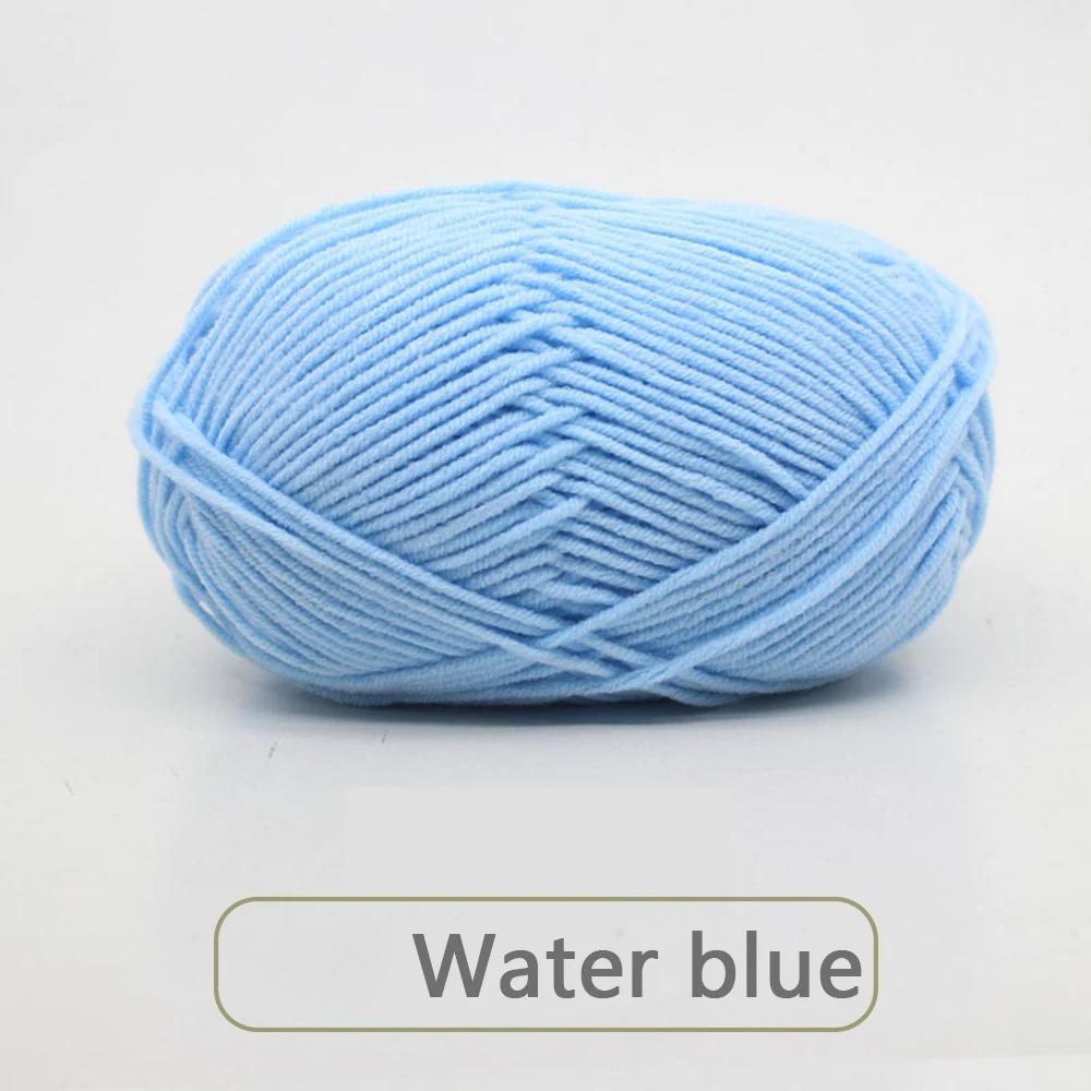 1pc 50g Soft Wool Milk Cotton Yarn Crochet Anti-Pilling Hand Knitting Thread For Cardigan Scarf Hat Baby Sweater Doll Supplies