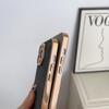 Leder-Telefonhülle für iPhone 13 11 12 14 15 Pro Max 15 Plus Galvanisierter Rahmen Lammfell-Telefonhülle für IPHON 13 14 15 Promax