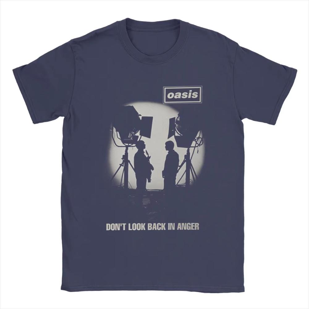 

OOasis Rock 90s Band Men Women T Shirt British Music Albums Awesome Tee Shirt Short Sleeve Crewneck TShirts Cotton Gift Merch 4XL
