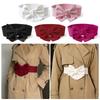 Elegantes Correas de Cintura con Lazos Cinturón Ancho para Vestido Cinturilla Para Decorar Vestido Accesorios de Ropa
