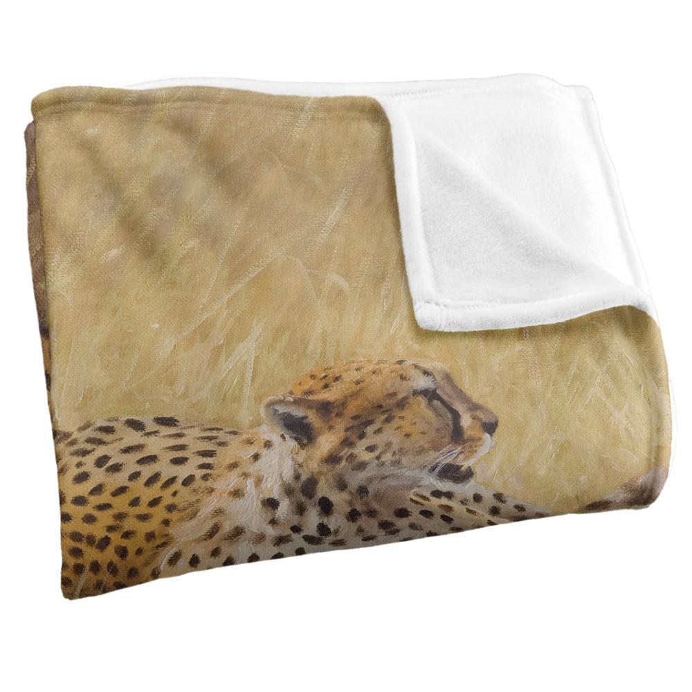 Wild Wings African Cats 2 Silky Supersoft Blanket