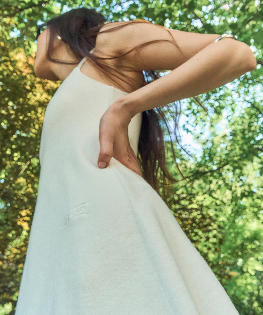 Iuteu Terry Cover Up Dress / White