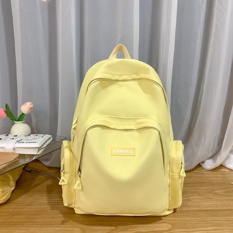 

Stylish Unisex Nylon Backpack With Water-resistant Design For Business Outings жовтий