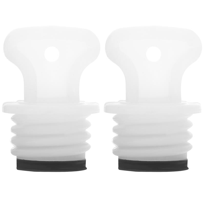 2pcs Water Cap Stopper Plastic Bottle Cap Sealing Washers Leakproof Water Bottles Water Sack Water Injection