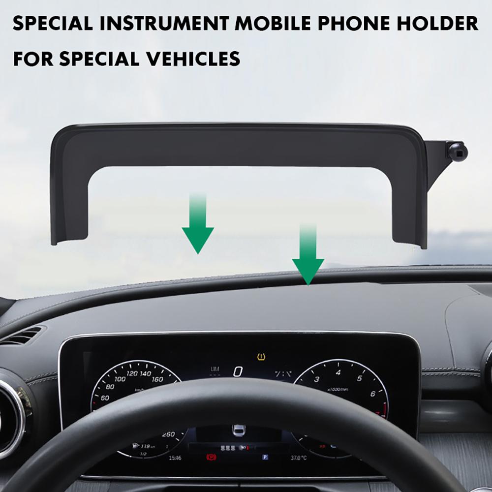 Supporto per Telefono per Auto per Mercedes-Benz Classe C GLC V w204 w205 x253 w447 Schermo Multimediale da 7/10,25 pollici Supporto per Telefono Cellulare Interno