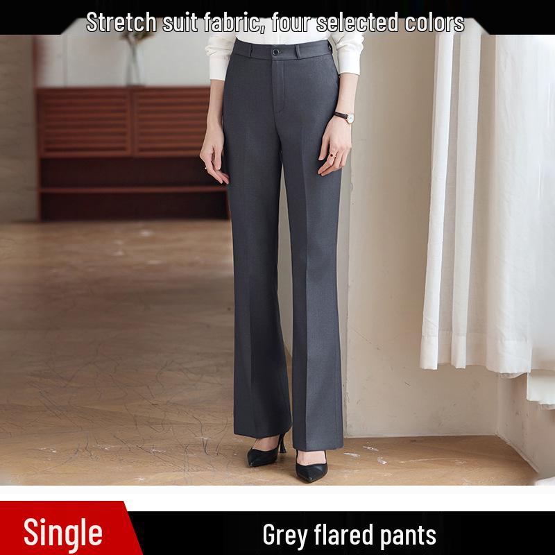 Women s Professional Plus Size Micro Flare Suit Pants - Spring/Autumn 2025 5XL