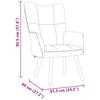 Relax Chair Cream Fabric