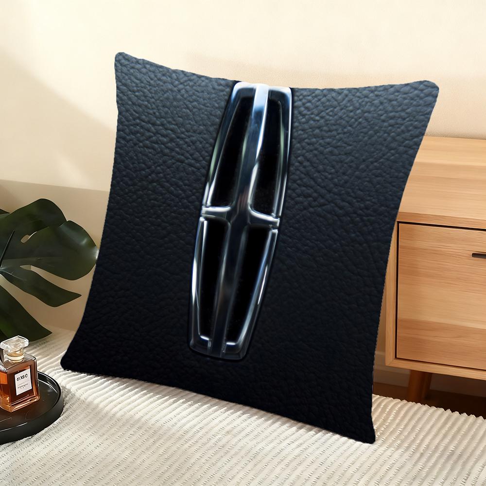 L-L-Lincoln-S Cushion Cover Silky Short Plush Home Sofa Cushion Cover - Invisible Zipper Home Decoration