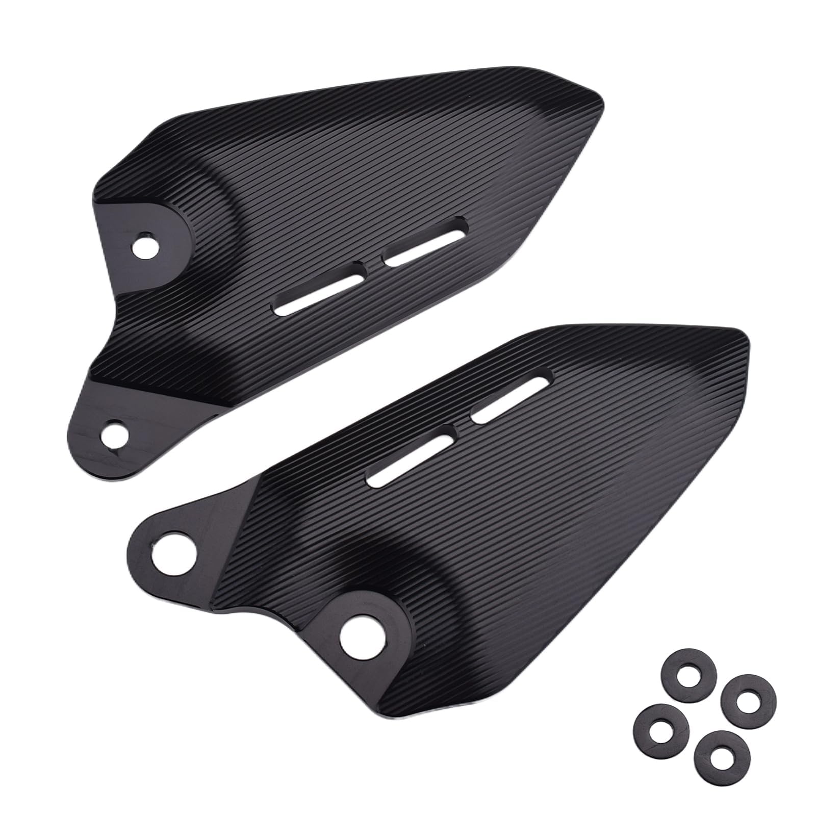 

LEDISHUN Aluminum Heel Plate Guards (1 Pair) for Z900RS CAFE (2018-2024) (Black)
