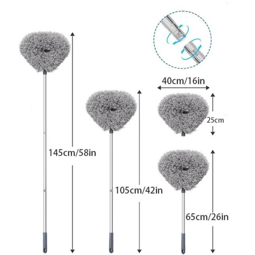 Adjusts Roofing Ceiling Dust Brush Multifunctional Ceiling Duster Dust Removal Brush  for Home