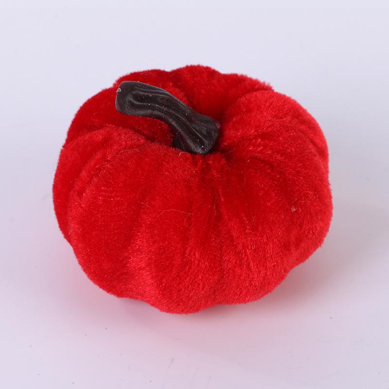 Thanksgiving Velvet Pumpkin Decoration - Table Ornament & Photography Prop