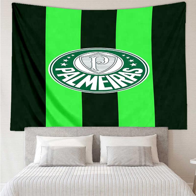 Palmeiras Print Tapestry, Backdrop, Easy Setup, Ideal for Bedroom, Office & Living Room, with Aesthetic Wall Hanging Decor.