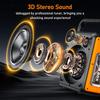 Machine de Karaoké avec 2 Microphones Sans Fil pour Adultes, Système Karaoké Bluetooth Portable avec Lumière RGB pour Fête à Domicile