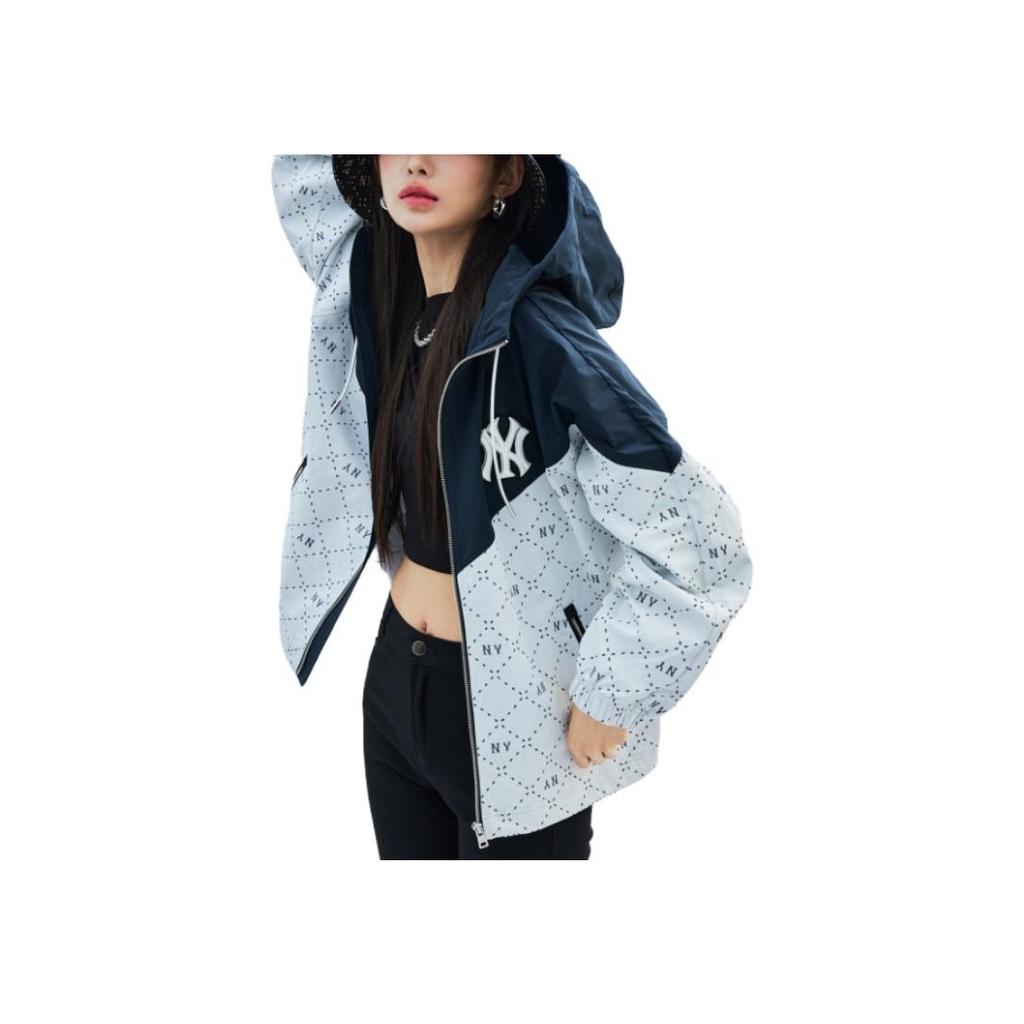 New MLB MONOGRAM Reading Collection Jackets Unisex Dark Cream 3AWJM0234-50CRD