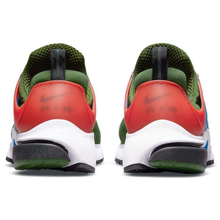 Nike Air Presto Forest Green Unisex Sneakers Team-Orange White Photo-Blue CT3550-300