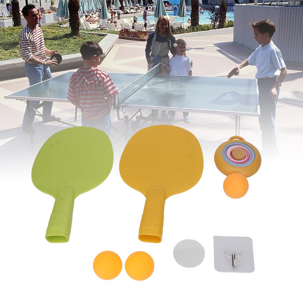 Indoor Hanging Table Tennis Hand Eye Coordination Toy 2 Racket Hanging Pingpong Trainer for Children Adult
