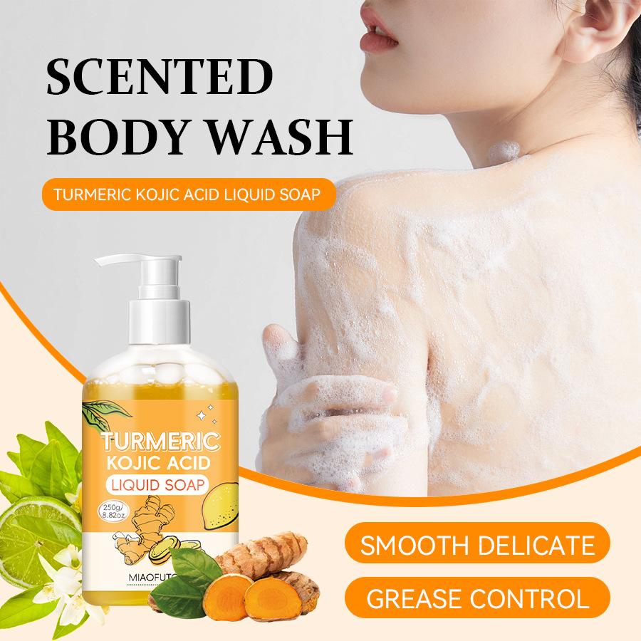 Turmeric Soap Bath Handmade Soap Moisturizing Oil Control Deep Cleansing and Moisturizing Skin Bath Gel