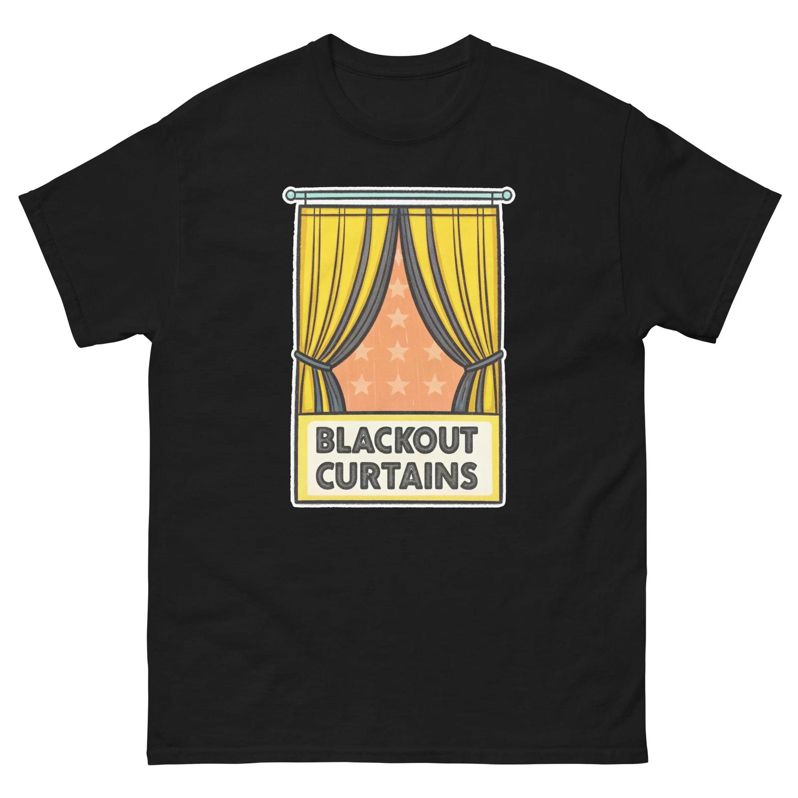 Blackout Curtains Hotel Item Travel Motel T-Shirt S