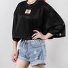 Puma Casual Sporty High Waist Loose Half Sleeve T-Shirt Women Tops Black 579523-01