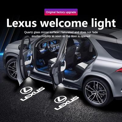 Projecteur Logo Porte Voiture LED Lumière d'Ombre Fantôme de Bienvenue Accessoires Pour LEXUS RX ES GX LS LX IS GS RC UX IS250 IS300 IS350 ES300