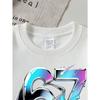 Kids Sweatshirt,Crew Neck Fashion Top, Fun"Six Seven Rainbow Numbers "patterned Sweatshirt, for Everyday Casual Wear, for All Kinds of Daily Outfits