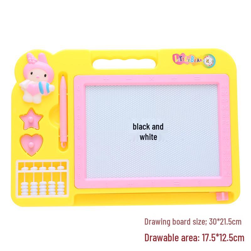 Großes magnetisches Zeichenbrett für Kinder - Buntes Graffiti- und Schreibspielzeug mit Stift