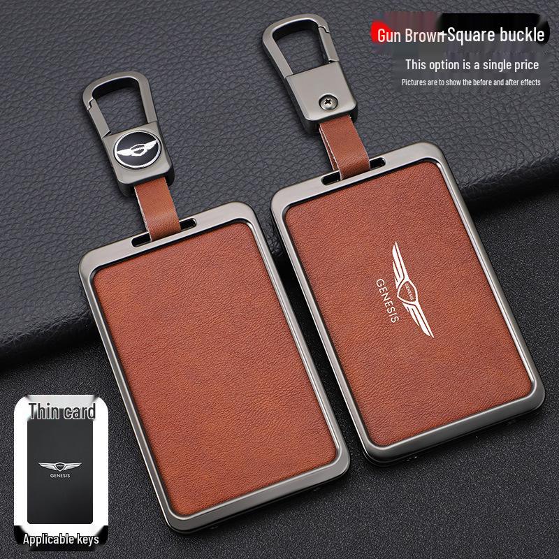 Genesis GV60/70/80 Key Case: High-End Men's Remote Bag & Buckle Shell