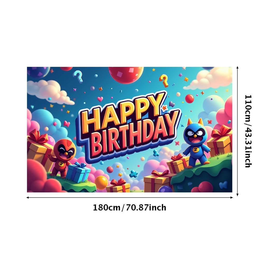 

Celebration Backdrop Fun Party Decoration Birthday Banner Balloon Gift Display For Event Celebration Fun Atmosphere