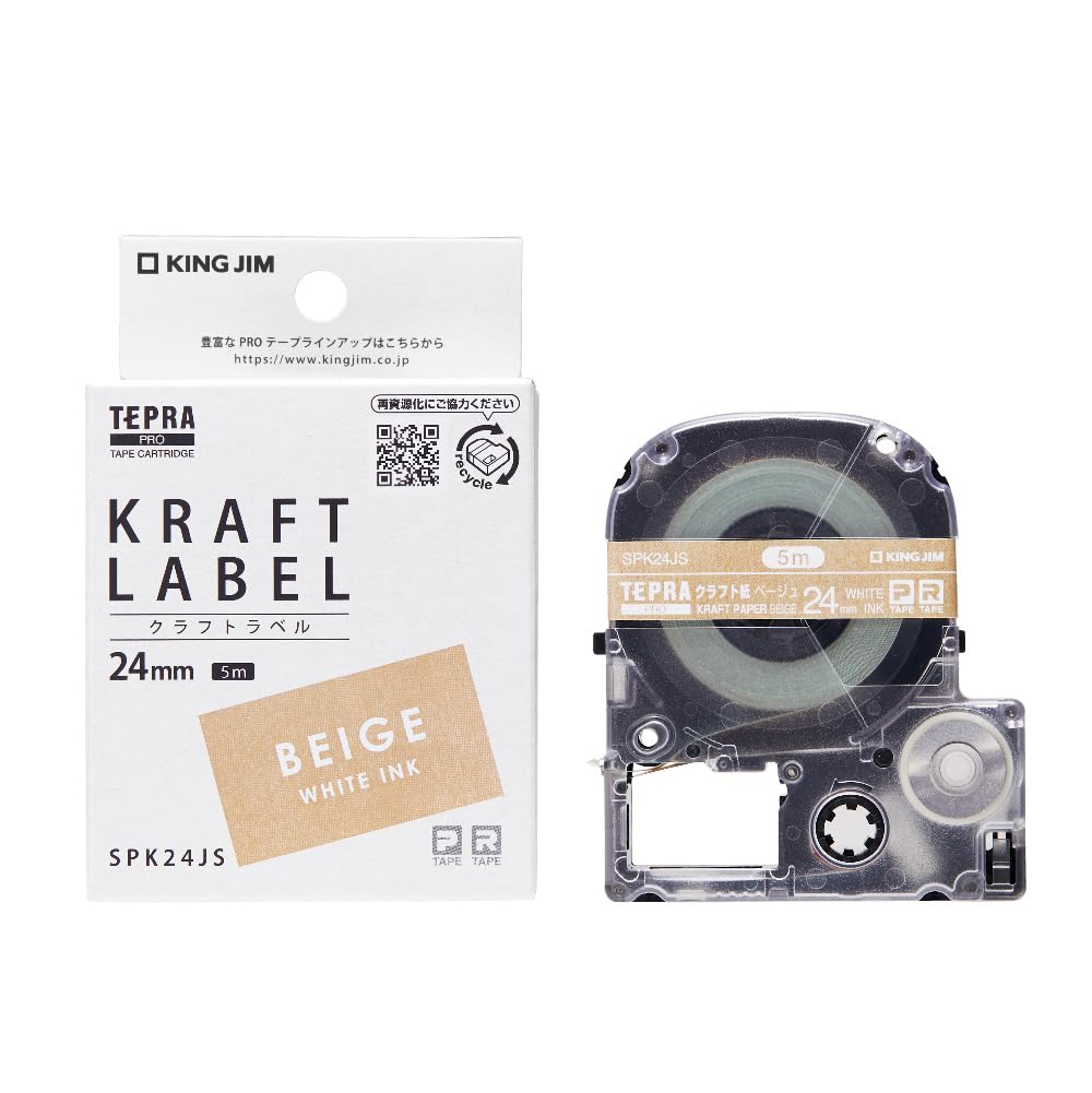 

Картридж с клейкой лентой Kingjim PRO Craft Label SPK24JS Tepla