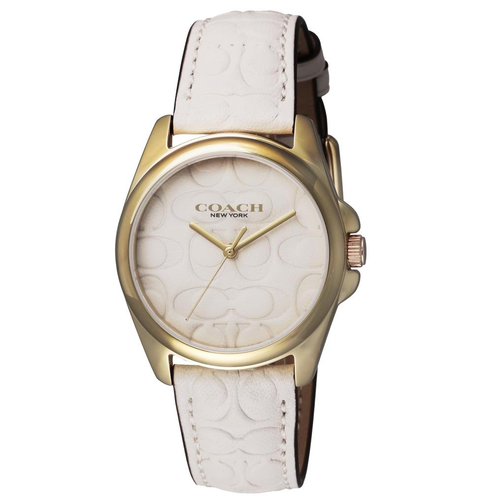 Watch GREYSON White Dial Stainless Steel Mineral Glass Quartz Daily Waterproof 36MM China Watch 14504141 White [Coach] Women's [Item]