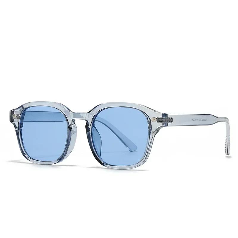 Summer New Retro Modern Double Beam Sunglasses Outdoor Driving Personalized Street Photography Anti Uv400 Sunglasses