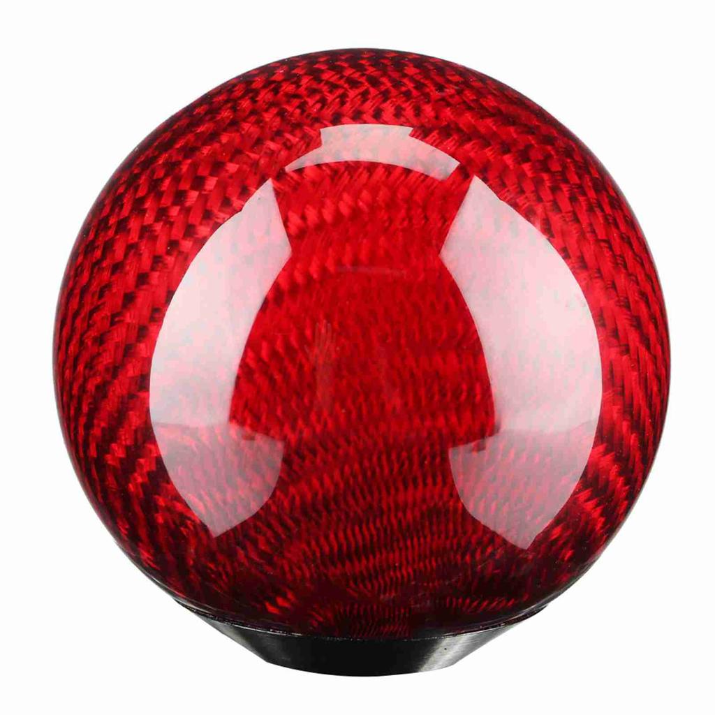 Car Universal Modification Carbon Fiber Manual Knob Gear Shift Head Shifter