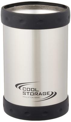 Pearl Metal Vacuum Insulated Cool Can Holder Can Cooler Can Also Be Used As a Tumbler Type for 350ml Cans Outdoor Satin Cool Storage 2-Way D-6640