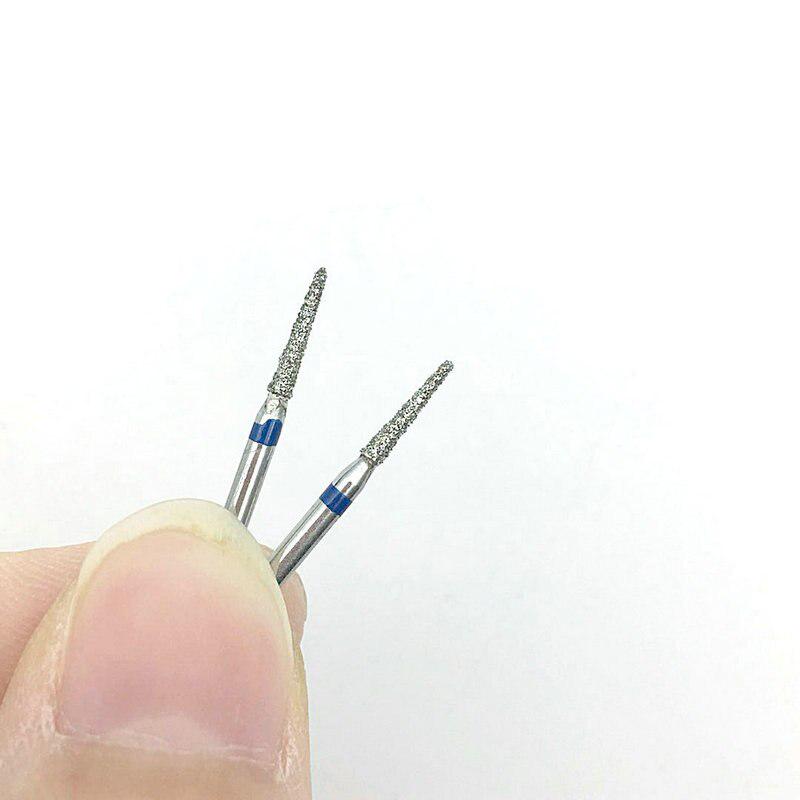 Set de freze cu diamante dentare de 1,6 mm FG, 10 buc, pentru piese de mână de mare viteză, materiale de lustruire pentru stomatologie TF-S20