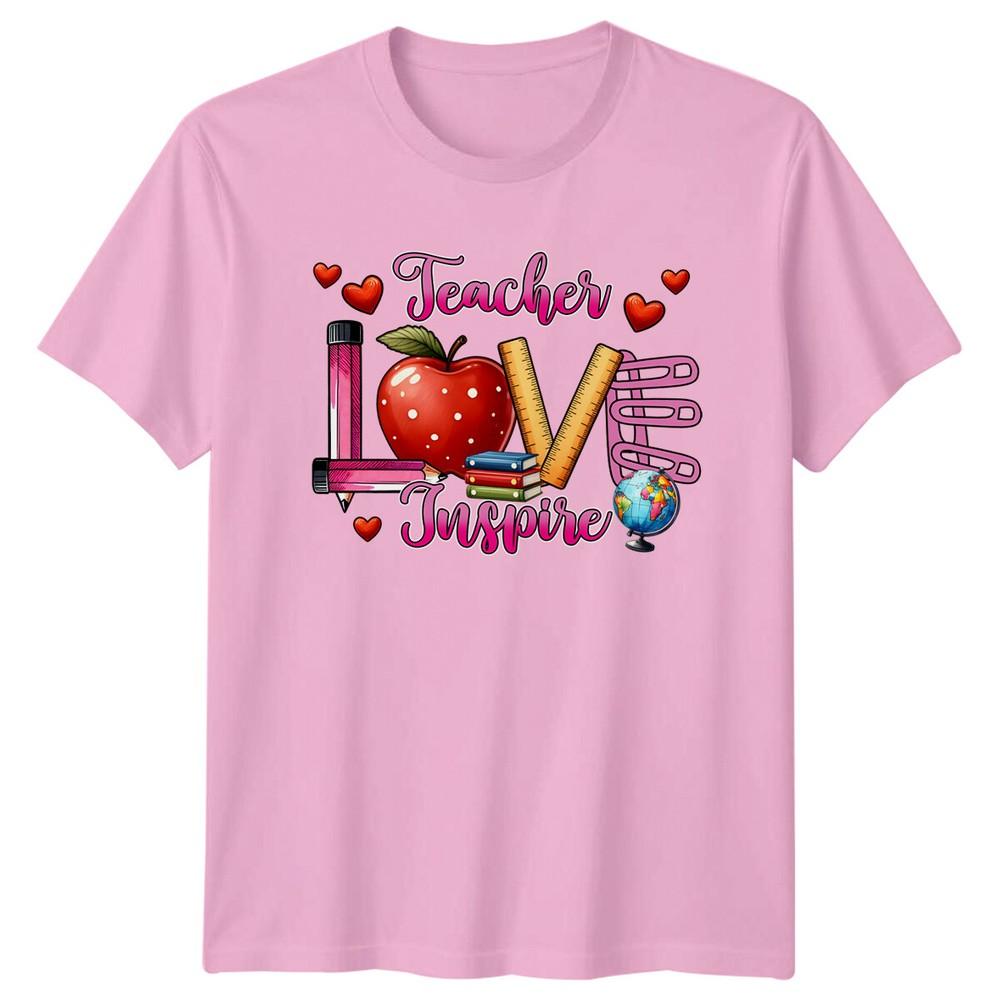 Teacher Love Inspire TShirt Education Job Teacher TShirt